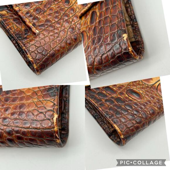 Vintage Brahmin Paris Barrel Purse & Whitney Wallet Set - Picture 14 of 14